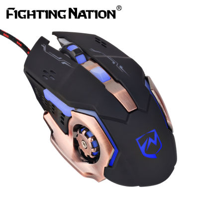 New Mechanical Gaming Illuminate Mouse USB Wired 3200 DPI lighting Macro Backlight Backlit Computer Mice for Pro Gamer