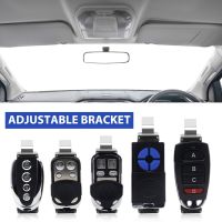 2 Pcs Car Key Garage Door Key Remoter Clamp Bracket Car Sun Visor Clip Holder Auto Fastener Clip Bracket Car Accessories Black