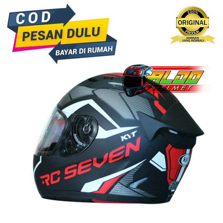 helm kyt terbaru 2022 pria paket ganteng KYT RC SEVEN FULL FACE HELM