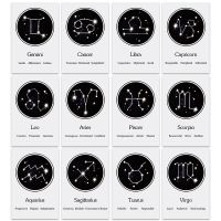 Nordic Horoscope Poster 12 Constellation Canvas Painting Divination Wall Art Picture Wall for Living Room Home Cuadros Decor