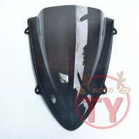 สำหรับฮอนด้า CBR 600 F5 2007-2012 07 12Cbr 600 F5 CBR600 RR Cbr600 Rr อะคริลิกสีดำที่กันลมควันกระจกบังลมหน้าฟองน้ำสองชั้น