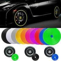 【CW】8M/Roll Rim Blades Wheel Rims Protector Decor Strip Tire Guard Line Rubber Moulding Trim Car Vehicle Color Car Styling