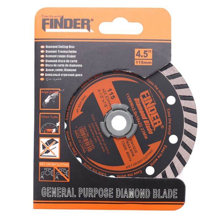 FINDER Turbo Diamond Saw Blade Disc Porcelain Tile Ceramic Granite