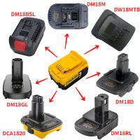 : "{อะแดปเตอร์แปลง Dewaltmilwaukeemakitaryobimetabo NiCad &amp; NiMh เครื่องมือสำหรับ Dewalt 18V Li-Ion แบตเตอรี่ DM18RL