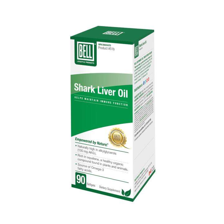 [Shark Liver Oil] 90 softgel, CANADA Made, Natural, Herbal Supplement