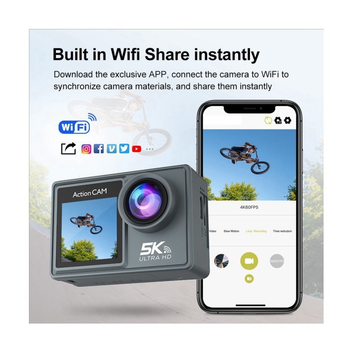 remote-control-electronic-image-stabilization-camera-action-camera-set-5k-30fps-with-wifi-for-outdoor-diving-sports