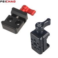 jfjg๑  Release NATO Rail Clamp 1/4  3/8  Mounting Holes for Cold Shoe Support Arm Stabilizer Rig Extension