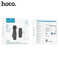 HOCO L15 Wireless Microphone for i phoneไมค์ไร้สายหนีบเสื้อ ไมค์หนีบปกเสื้อ ของแท้ 100%