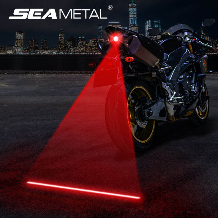 Car LED Laser Fog Light Motorcycle Tail Lamp Vehicle AntiCollision