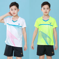 New Child Quick Drying Breathable Lightweight Short Sleeve Table Tennis Sportswear For Teenager Table Tennis Training Suits