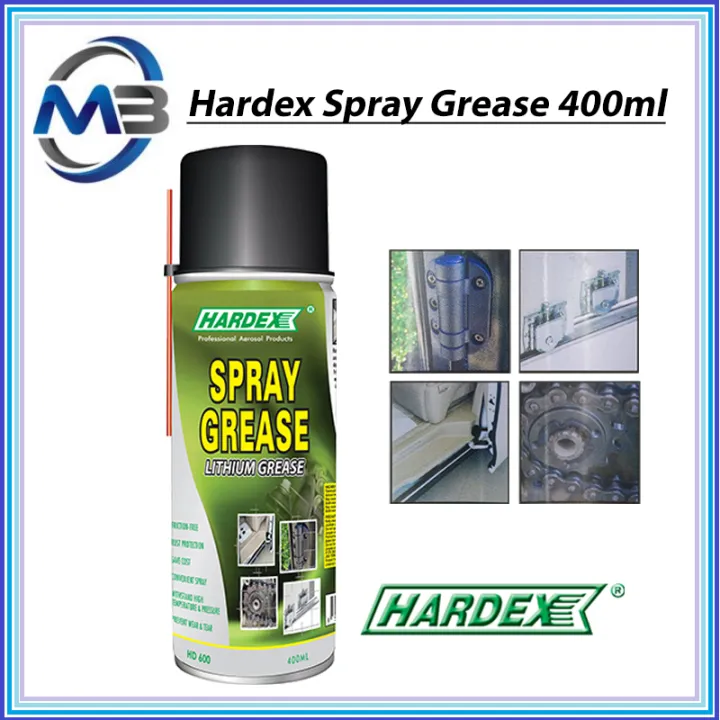 Hardex Spray Grease Lithium Grease Minyak Grease Spray / Lithium Grease