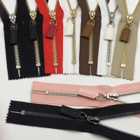 卐✙ 1Pcs Close-End15-50CM Gold Black Silver Corn Tooth Metal Zipper DIY For Sewing Zip Garment Accessories Dress Zippers P128N