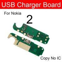 ที่ชาร์จแจ็ค Usb สำหรับ Nokia 2 2.1 3 3.1 5 6 6.1 7 7.1 X5 X6 X7บวก Mic Flex Cable ชิ้นส่วนโมดูลบอร์ดพอร์ตชาร์จ Usb