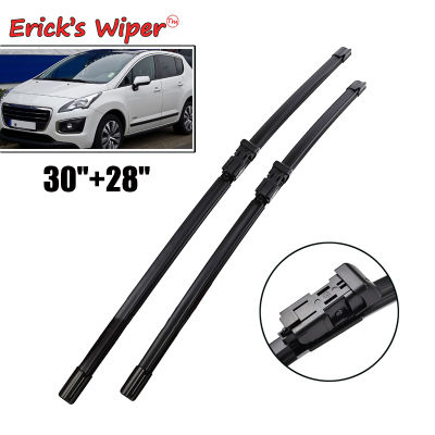 Ericks Wiper LHD Front Wiper Blades For Peugeot 3008 MK1 2008 - 2015 Windshield Windscreen Front Window 30