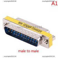 zuoyingdu064194 DB25 D-Sub 25Pin ตัวเชื่อมต่อ MINI เพศเปลี่ยนอะแดปเตอร์ RS232 Serial CONNECTOR