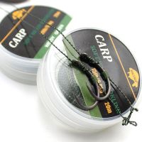 20m Carp Fishing Line Camo Green Braid Soft Hooklink 15lb/20lb/25lb Carp Fishing Rigs Accessories For Carp Fishing Tackle Wire Accessories