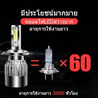 ส่งฟรี Fotiles ไฟหน้ารถยนต์ led หลอดสปอตไลท์ H4 12V แสงสว่างทั้งใกล้และไกล หลอดสปอตไลท์ LED แสงสีขาว H4 โดยทั่วไป ของแต่งรถยนต์ อะไหล่ยนต์