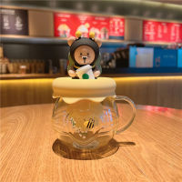 Starbuck วันวาเลนไทน์ใหม่ถ้วย Bee Bear Love แก้วชารั่วถ้วยแยกขนาดเล็ก Bee Cup