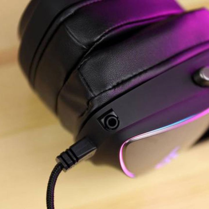 สายหูฟังสายสัญญาณเสียงสำหรับ-rog-สำหรับ-delta-usb-c-gaming-headset-อุปกรณ์เสริมสีดำ