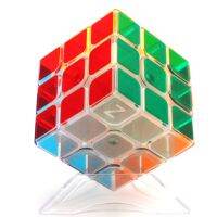 ZCUBE Intelligence Z CUBE for Girl Boy 06 Yr Square 3x3 Z-CUBE Crystal Magic Brain Speedcube Puzzle Transparent 3D Puzle 333cube