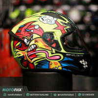 หมวกกันน็อค MT STINGER CHICKEN MATT YELLOW ไซส์ XL By MOTOFIIX