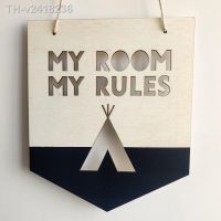 ❖ Children Room Door Sign Rules Hanging Plaque Boys Bedroom Decorations Slogan