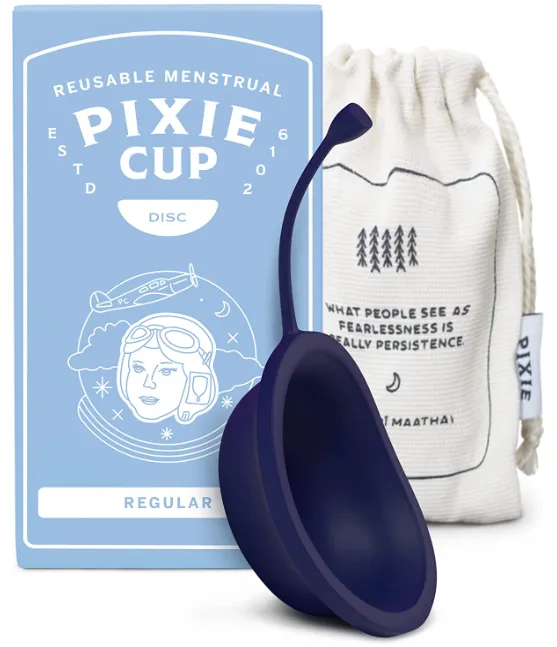 Pixie Soft Reusable Menstrual Disc Period Discs for Women with