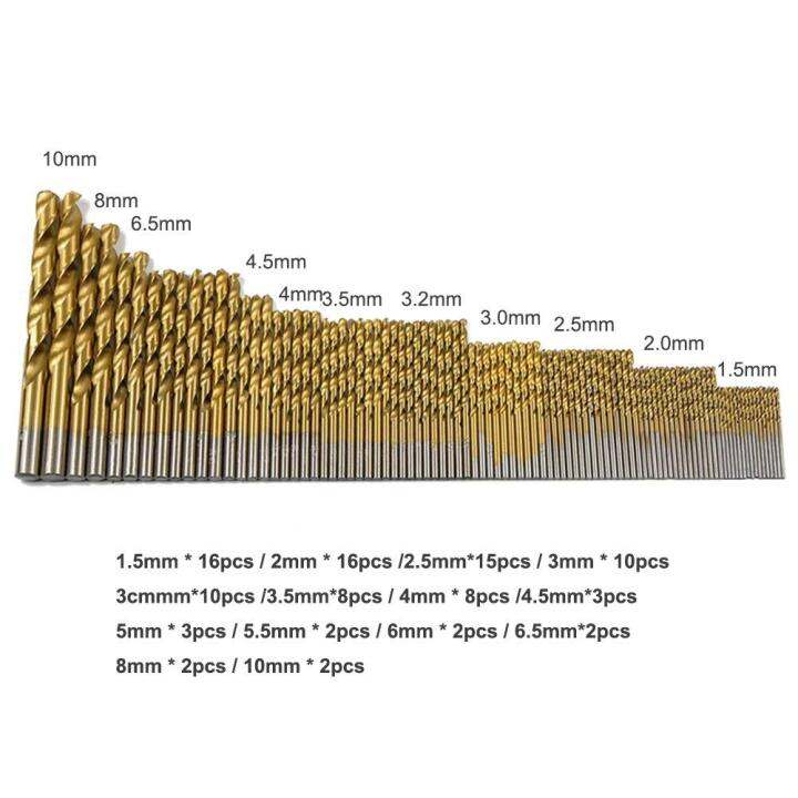 hh-ddpj50-99pcs-titanium-hss-drill-bits-coated-1-5mm-10mm-stainless-steel-hss-high-speed-drill-bit-set-for-electrical-drill-tools