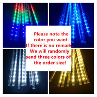 2set 3050cm 8 Tubes Waterproof Meteor Shower Rain LED String Lights Street Garland Outdoor Christmas Decoration for Home Tree