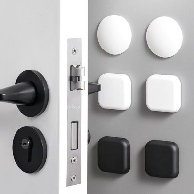 【CW】 Silicone Door Handle Bumpers Anti-Collision Wall Sticker Lock Mute Stikcer Shockproof