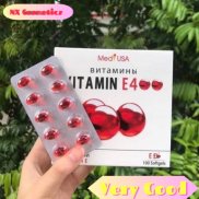 Viên Uống Vitamin E 400 Đỏ Nga Hộp 100 Viên, Ngăn Ngừa Lão Hóa Da