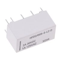 【CC】❐✑♣  5PCS Original New Relays HFD2/003 012-S-L2-D 1A/125VAC 2A/30VDC 10PIN Magnetic Latching Relay