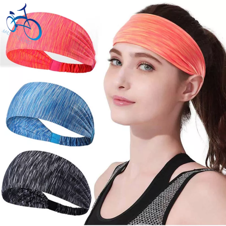 MasCycling Absorbent Unisex Sport Sweat Headband Cycling Yoga Gym ...