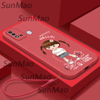 เคสโทรศัพท์ Itel p37 การ์ตูนสาวปกซิลิโคนอ่อนนุ่ม