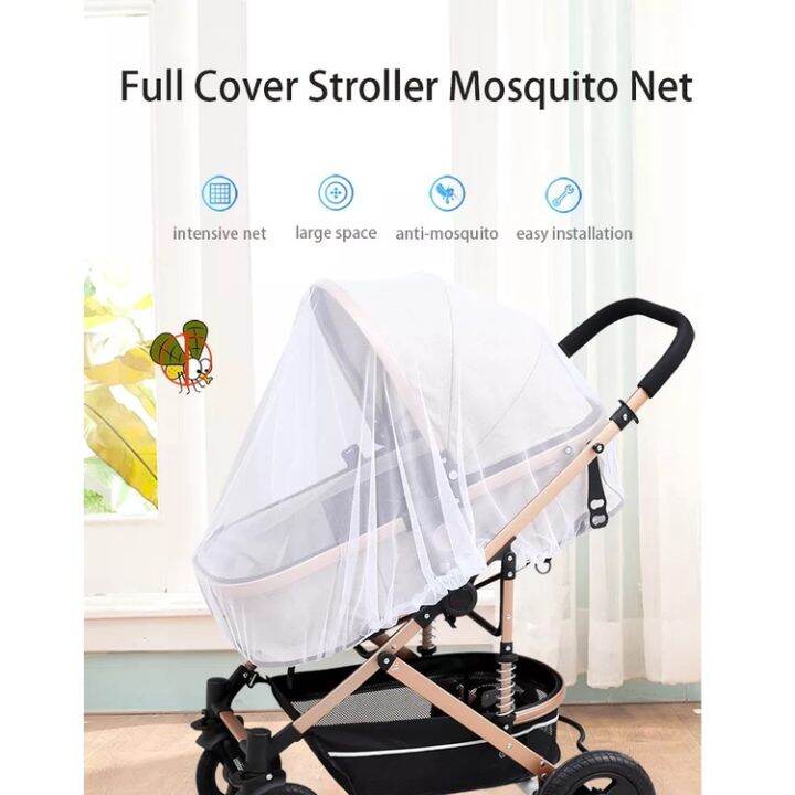 GoPanda Baby Stroller Mosquito Net Mesh Cover Bug Insects Net