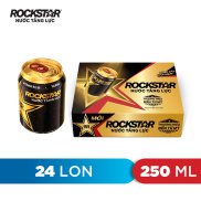 Thùng 24 lon nước tăng lực Rockstar 250ml