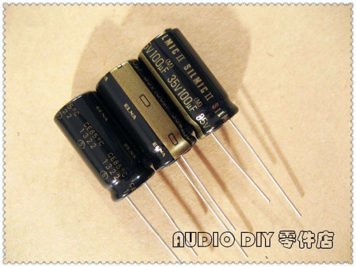 ELECYINGFO ELNA SILMIC II generation 100uF 35V100UF audio electrolytic capacitor