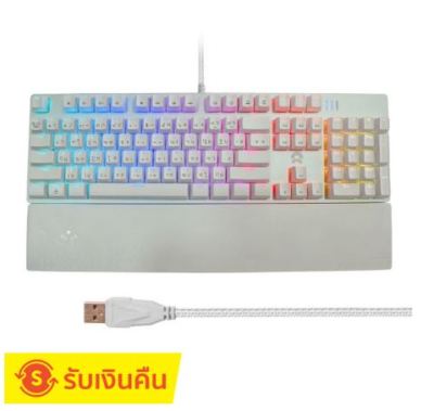 OKER Newๆๆ ⚡️FLASH SALE⚡️ (ราคาพิเศษ) GAMING KEYBOARD K429 RGB BACKLIT  Blue switch คุณภาพสูง แข็งแรง