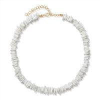 Puka Shell Necklace for Women Boho Tropical Hawaiian Beach Puka Shell Surfer Choker Necklace Jewelry Mens Womens