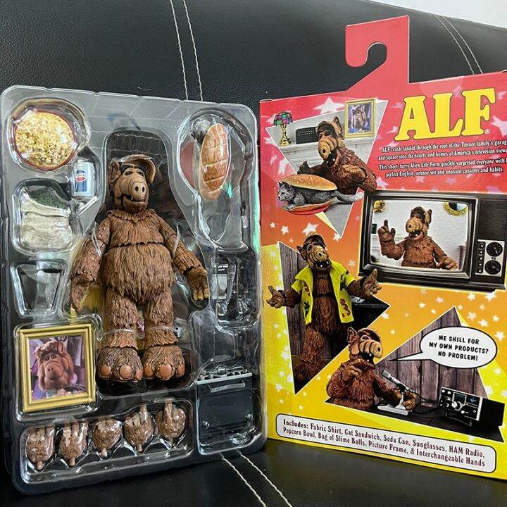 ultimate-neca-alien-alf-ฟิกเกอร์ชีวิตรูปแบบ-neca-dracula-ตุ๊กตาขยับแขนขาได้โมเดลเคลื่อนไหวตุ๊กตาขยับข้อได้ตุ๊กตาคริสต์มาสกวางเรนเดียร์วันเกิด