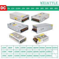 Switching Power Supply DC5V 12V 24V 36V 48V 60V Adapter 2A 3A 4A 5A 8A 10A 15A 20A 25A 30A 40A 50A 60A 100A For LED Strips CCTV