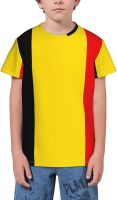 Belgium Flag T- Shirt Short Novelty for Boys and Girl