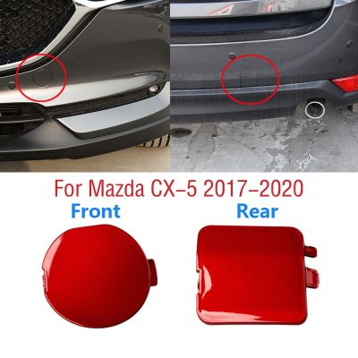 【CW】✠◆  CX5 CX-5 II 2017 2018 2019 2020 Car Front Rear Tow Cover Cap Trailer Hauling Lid