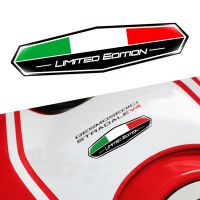 3D Motorcycle Sticker LIMITED EDICATION Italia Flag Decal Tank Tail Case Car Bike Accessories For VESPA Aprilia Ducati Benelli Decals  Emblems