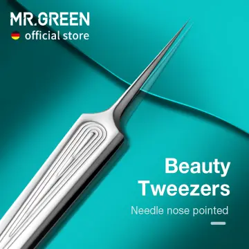 Ingrown Hair Tweezers Acne Blackhead Removal Needles Black Dots