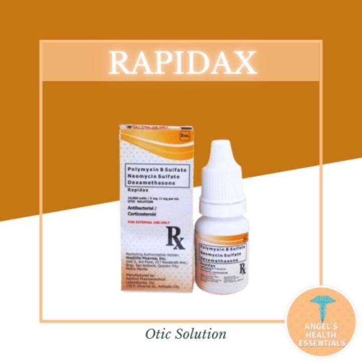 ♛Rapidax Ear Drops 5mL Lazada PH