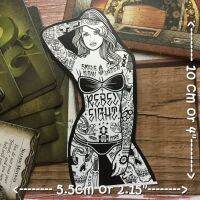 [คุณภาพดี] TATTOO STREET GIRL สติกเกอร์ เคลือบกันน้ำ ติดกระเป๋าเดินทาง มอเตอร์ไซด์ LAPTOP เคสโทรศัพท์ กระบอกน้ำ WATERPROOF DECAL...