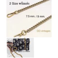 สินค้าพร้อมส่ง สายโซ่รุ่นGG และรุ่นMCM  สีวินเทจ สายโซ่ ขนาด 7.5 mm และ 9 mm.