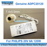 ADPC20120แท้20V 6A 120W แหล่งจ่ายไฟที่ชาร์จอะแดปเตอร์สำหรับ PHILIPS EX3501-T 349X7FJEW AG271QG แล็ปท็อปสีขาวรับประกันสองปี