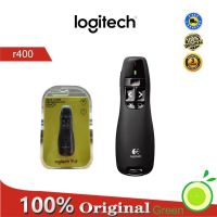 Logitech R400 Wireless USB Laser Pointer PPT Remote Control Pointer Pen For Powerpoint Presentation Teaching